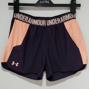 Under Armour purple and pink athletic shorts
